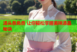 汤头条免费 让你轻松掌握美味汤品秘诀