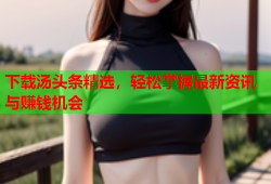 下载汤头条精选，轻松掌握最新资讯与赚钱机会