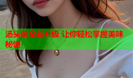 汤头条全新升级 让你轻松掌握美味秘诀