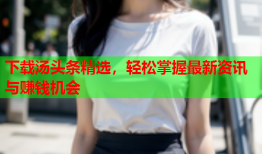 下载汤头条精选，轻松掌握最新资讯与赚钱机会